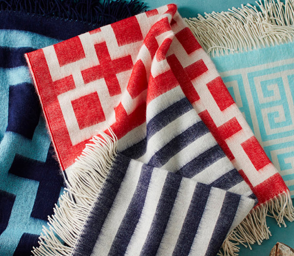 Comfy throws by Jonathan Adler