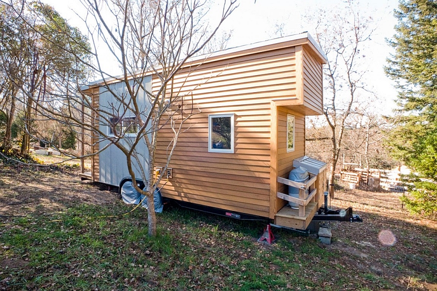 Exterior of the tiny project house
