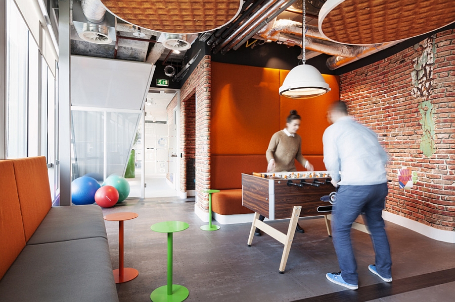 Game room for Google employees