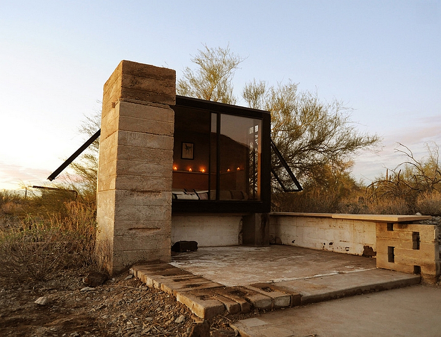 Mineras Shelter iTinyi iDeserti Dwelling Clad In Glass And Steel