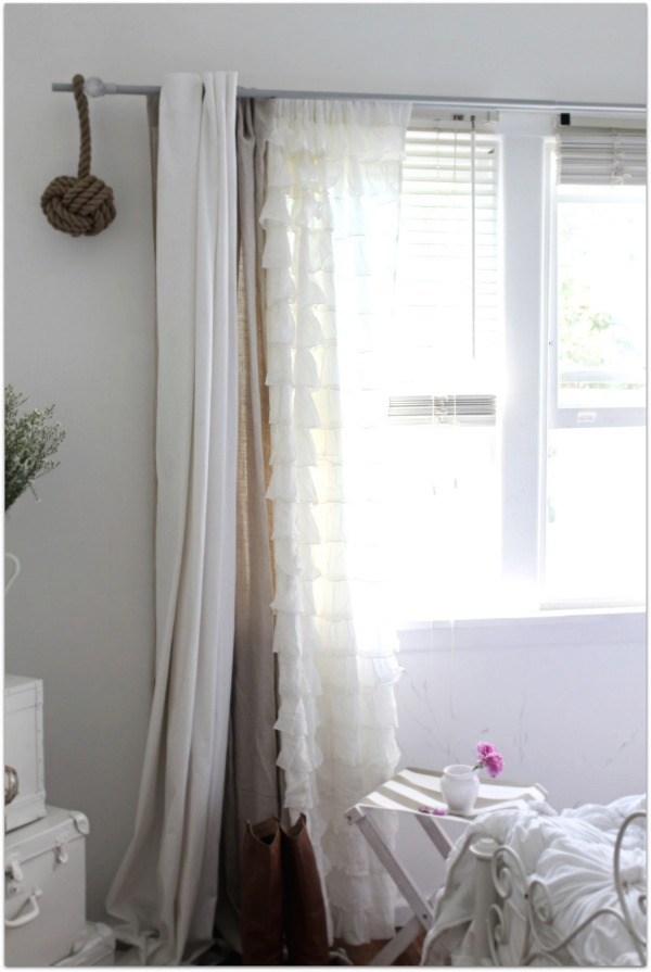 Layered sheer curtains