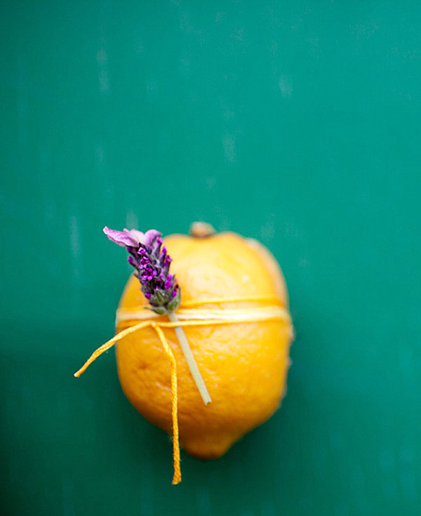 Lemon and lavender