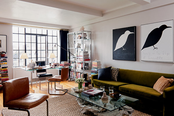 Living room by Nate Berkus