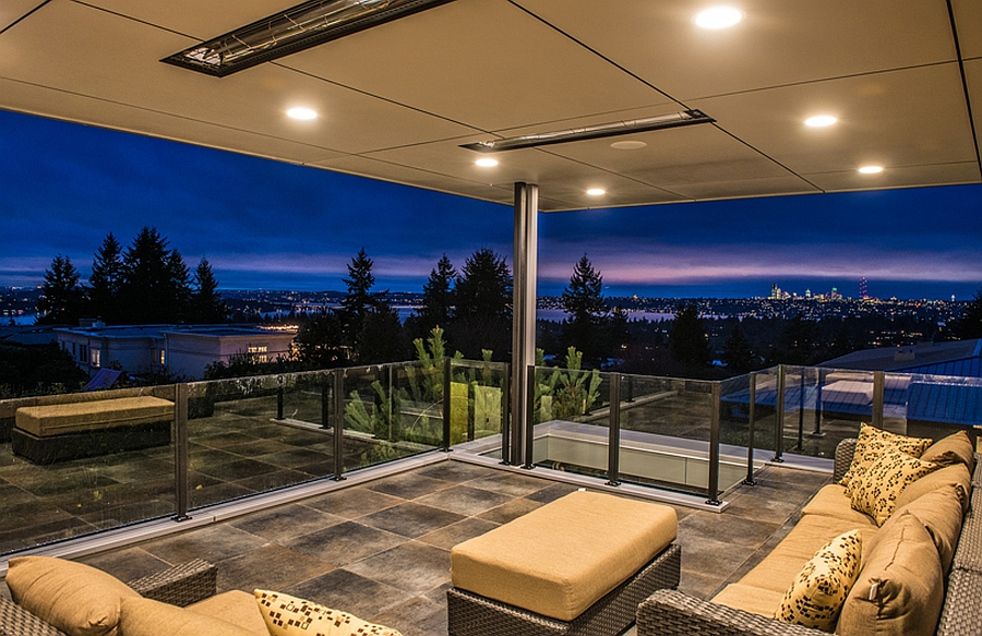views story modern residence sunset facade warmth inviting charms exclusive