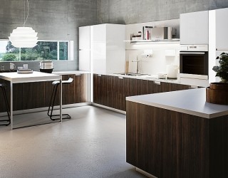 Sleek And Functional Italian Kitchen Exudes Radiant Charm