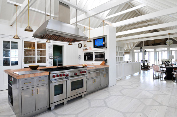 Mixed metals in a kitchen designed by Nate Berkus