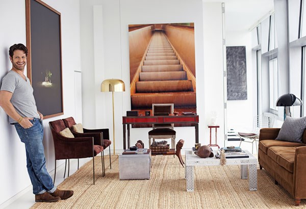 Nate Berkus in his New York City apartment