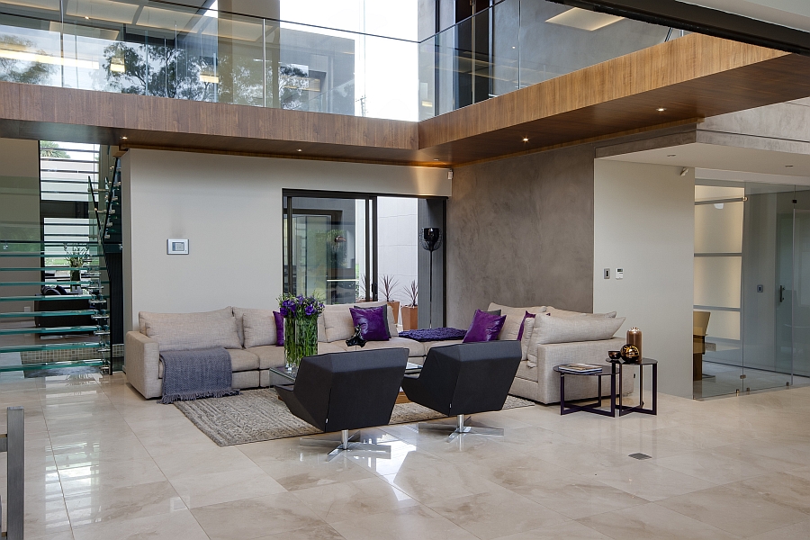 Open floor plan living room