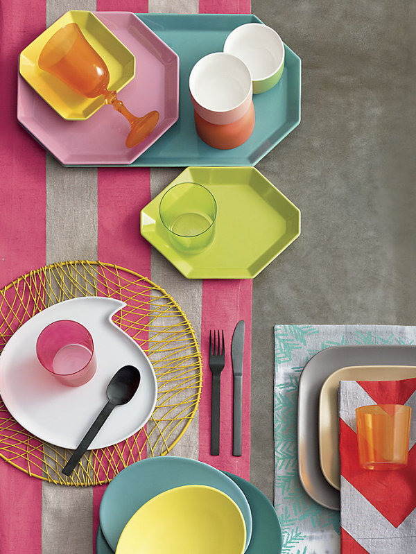 Pastel dinnerware from CB2