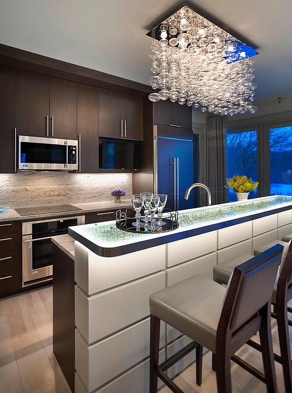 Sizzling contemporary kitchen with a sleek design