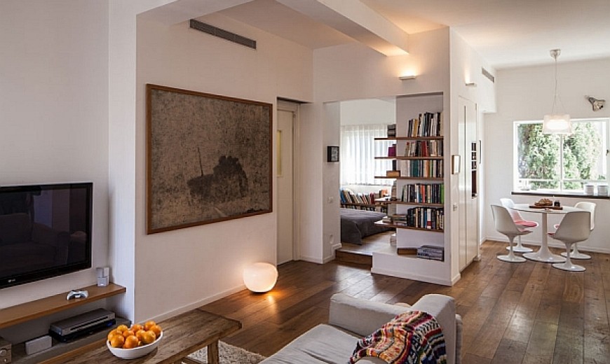 Small Apartment In Tel Aviv Gets A Trendy Modern Makeover