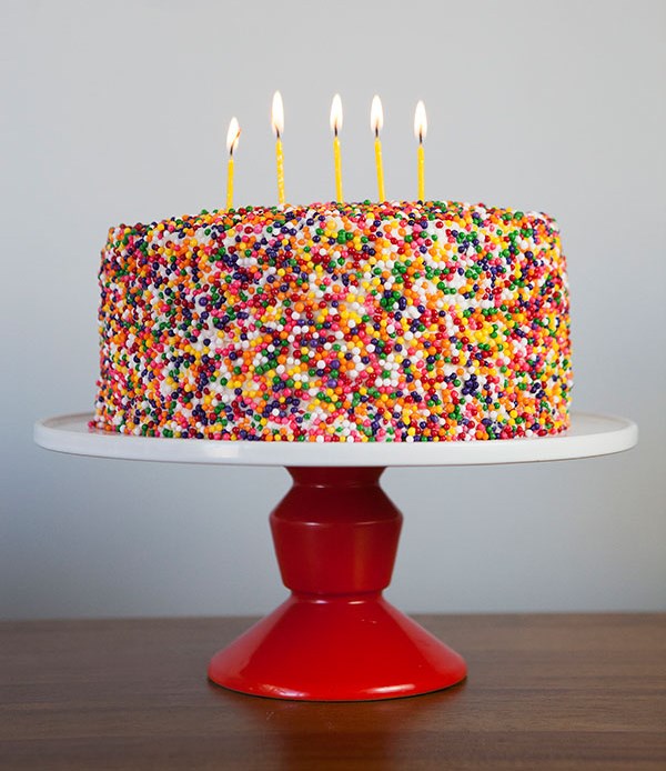 Sprinkle cake idea