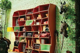 ZigZag Bookshelf By Henrique Steyer Is Snazzy But Trendy