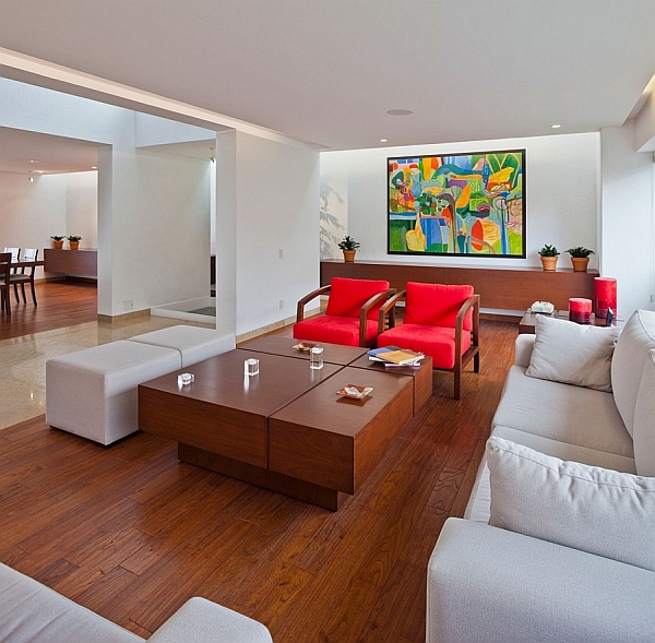 Stylish contemporary living room idea