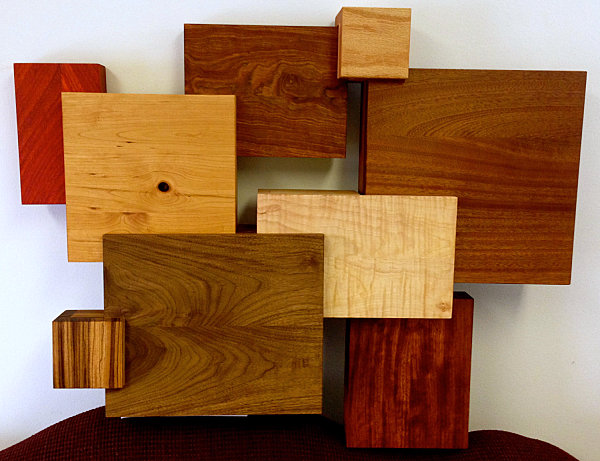 Wooden wall art from Etsy shop Shawn's Woodworking