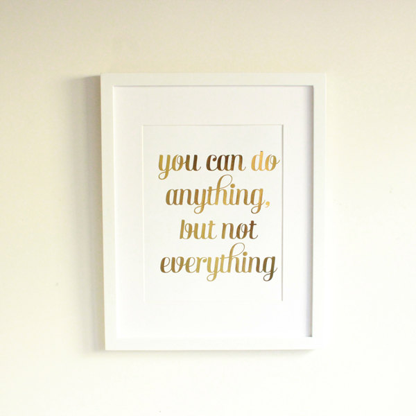 You can do anything print