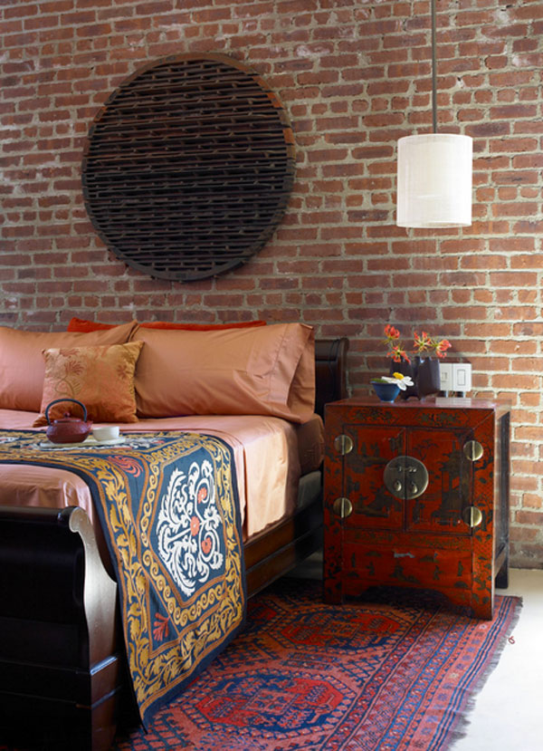 wooden bedroom sidetable for asian-themed bedrooms