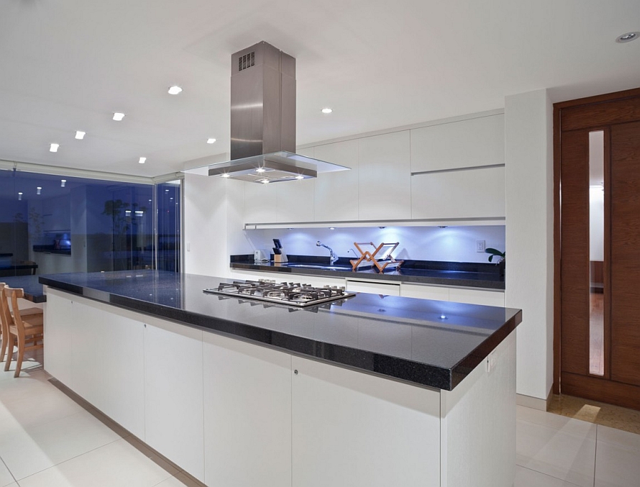 beautiful kitchen with contemporary appliances