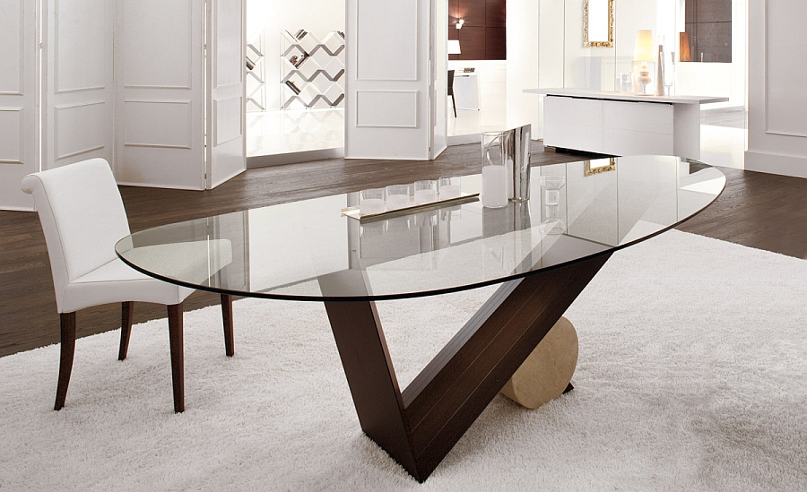 10 Dining Tables That Will Attract Your, Triangle Shaped Dining Table