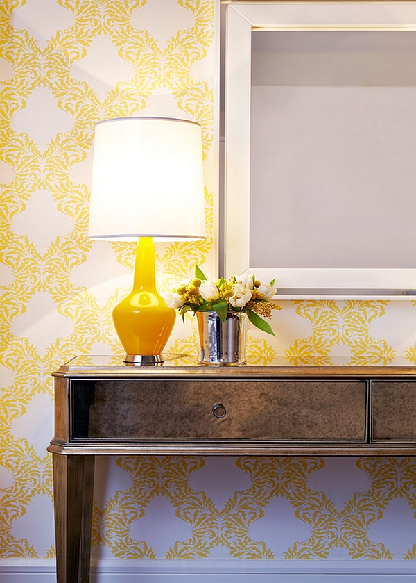 Add some refreshing yellow to the room