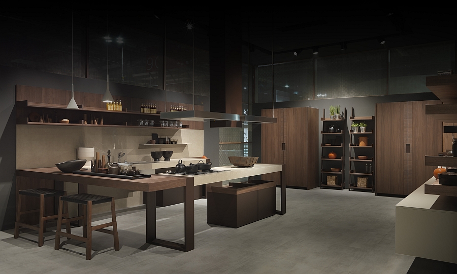 Arts & Crafts kitchen with Rustic Charm from Pedini