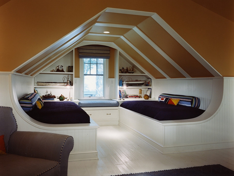 Attic window ideas for the game room