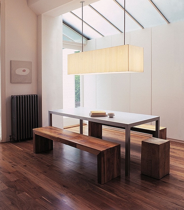 Beautiful dining room with clean and well defined lines