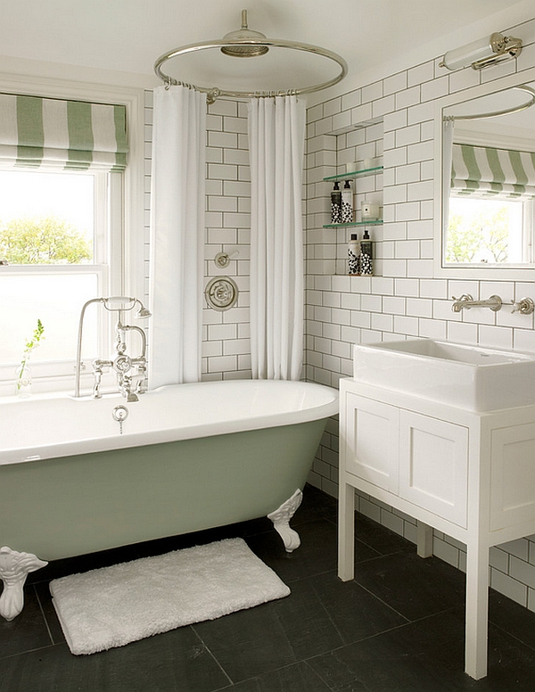 Brilliant use of pastel hues in the modern bathroom