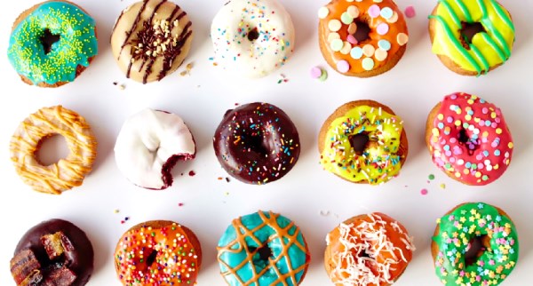 Colorful donuts