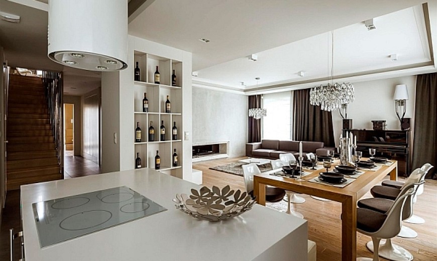 Exclusive Penthouse Showcases A Timeless Interior Draped In Luxury!