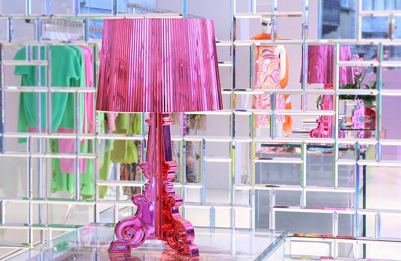 Fabulous Bourgie lamp in hot pink!