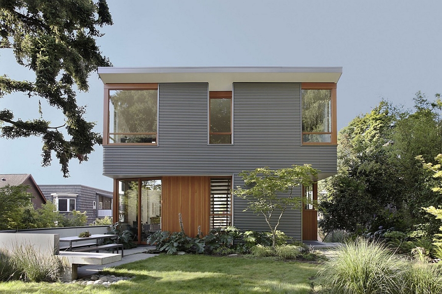 Facade of the main Street House in Seattle’s Leschi neighborhood