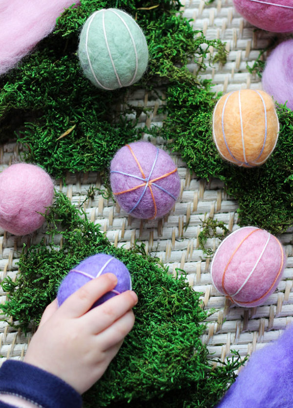 Felt Easter egg DIY