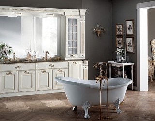 Dreamy Bathroom Brings Back Classical Design With Trendy Sophistication