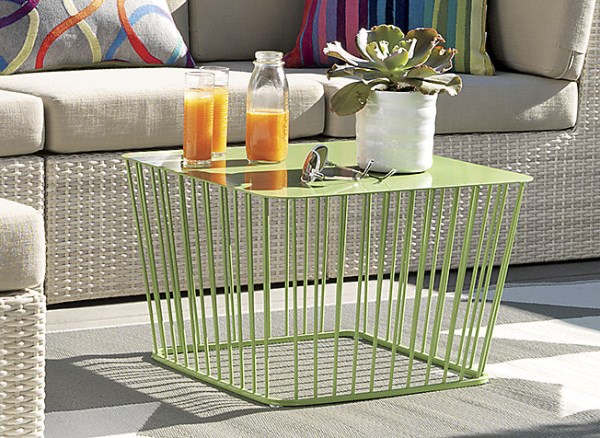 Green wire table