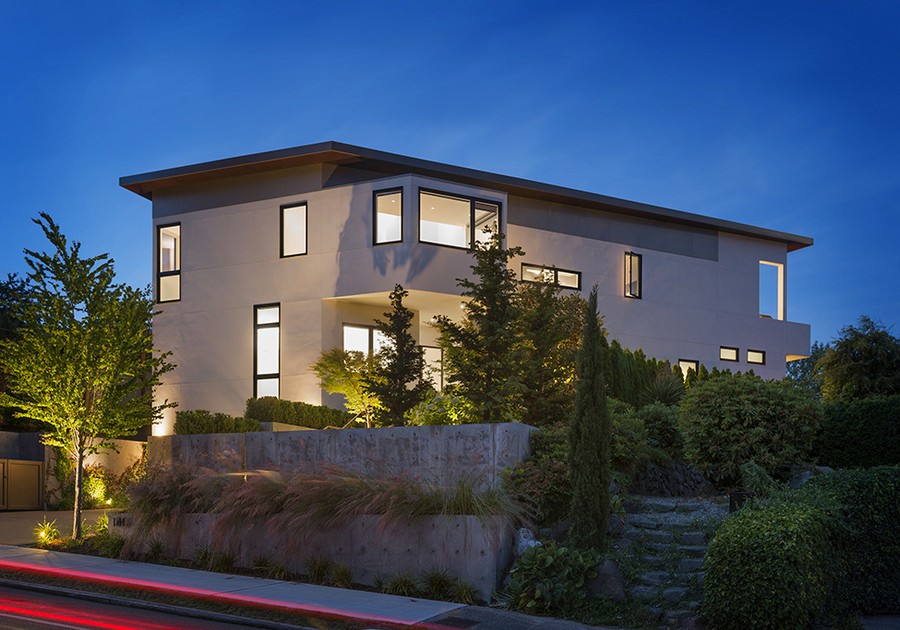 Greenery surrounding the Madrona House