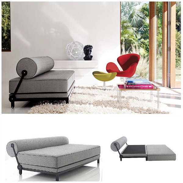 Grey sleeper sofa 2