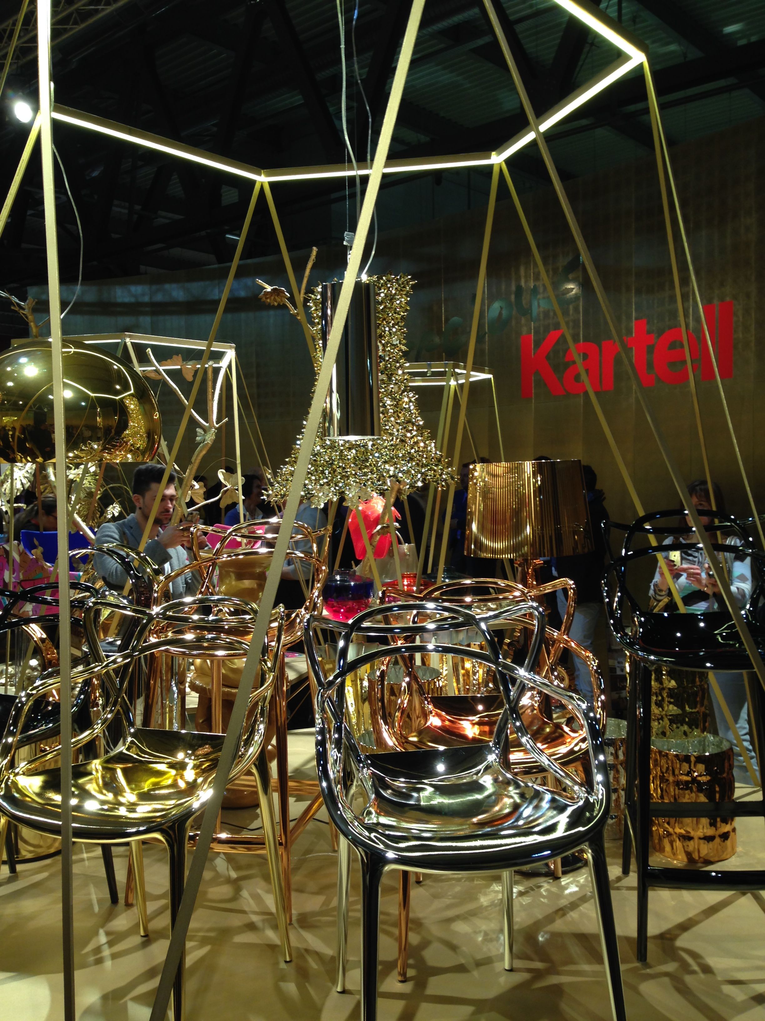 Kartell (gold furnishings) - iSaloni 2014