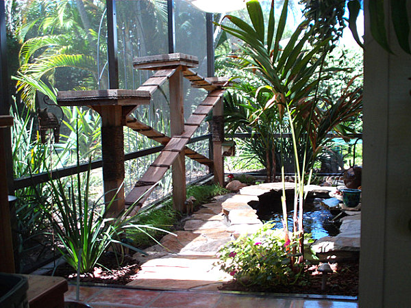 Lush Florida catio