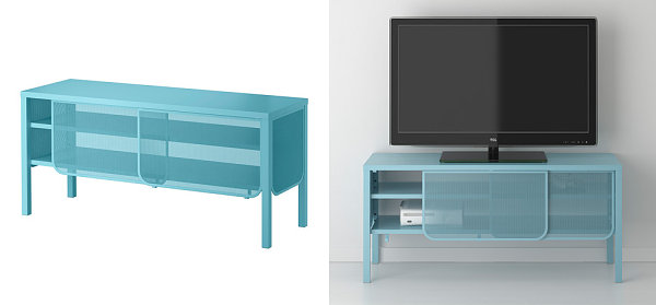 NITTORP TV unit in turquoise from IKEA