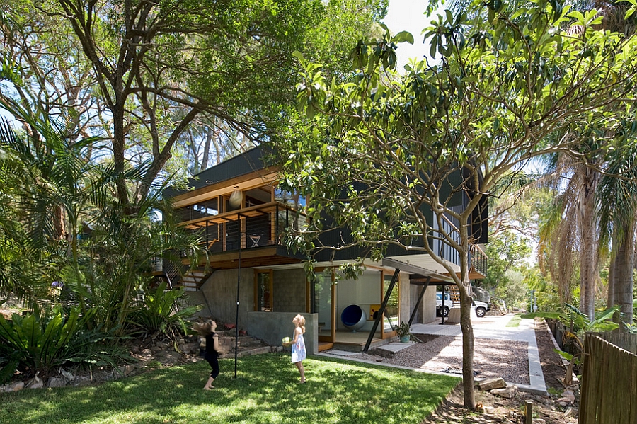 Natural surroundings offer ample shade from scorching Sydney heat