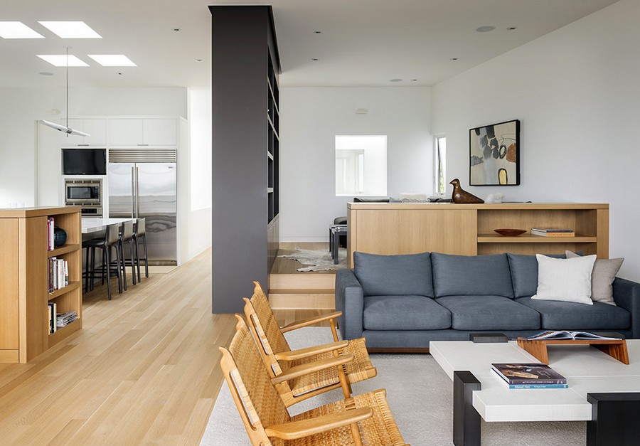 Open floor plan of the Madrona House