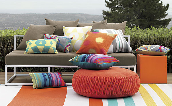 Outdoor pillows from CB2