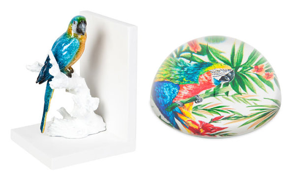 Parrot-themed decor from Zara Home