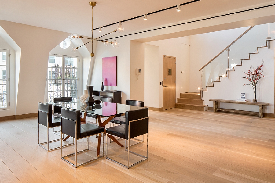 Simple and stylish dining area