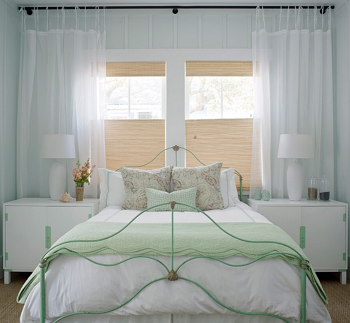 Simple way to usher in a beach style into the bedroom