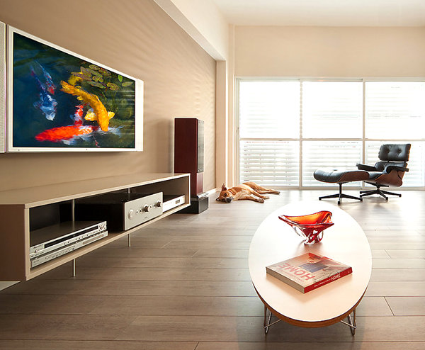 Unique Sleek Media Console for Living room