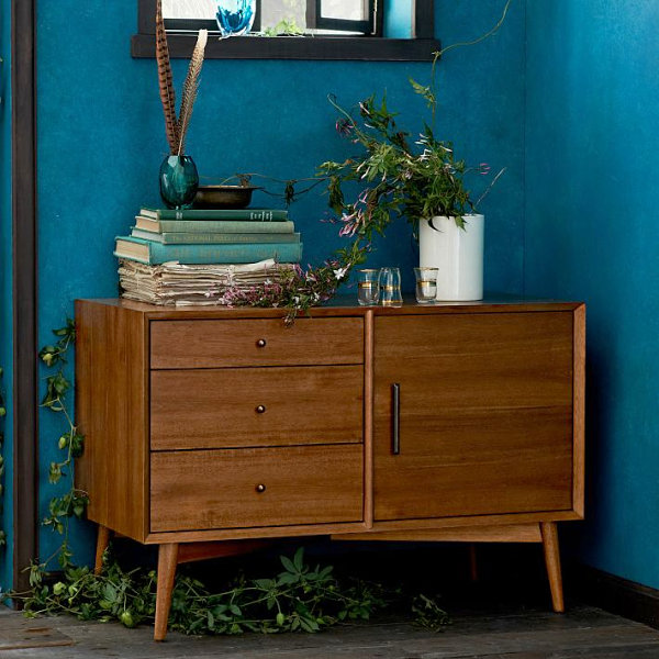 Small Mid-Century media console