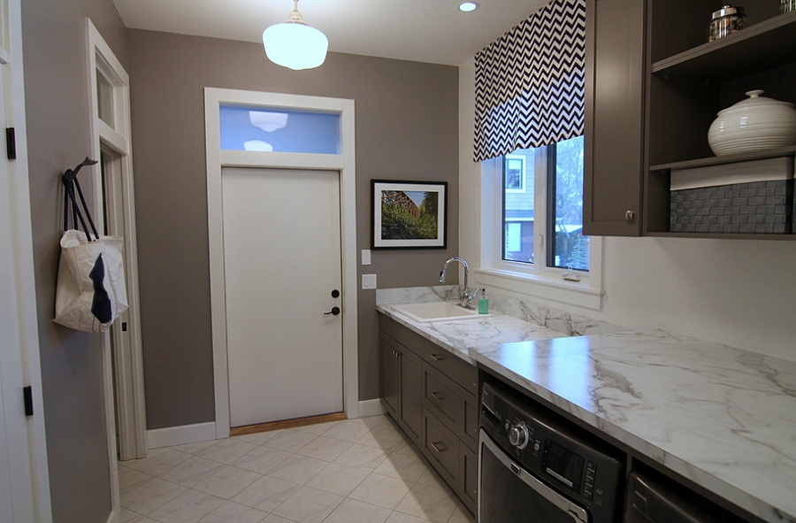 Small mudroom and laundry idea for the modern home