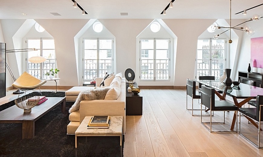 Exclusive New York City Penthouse Blends Tribeca Style With Modern Living